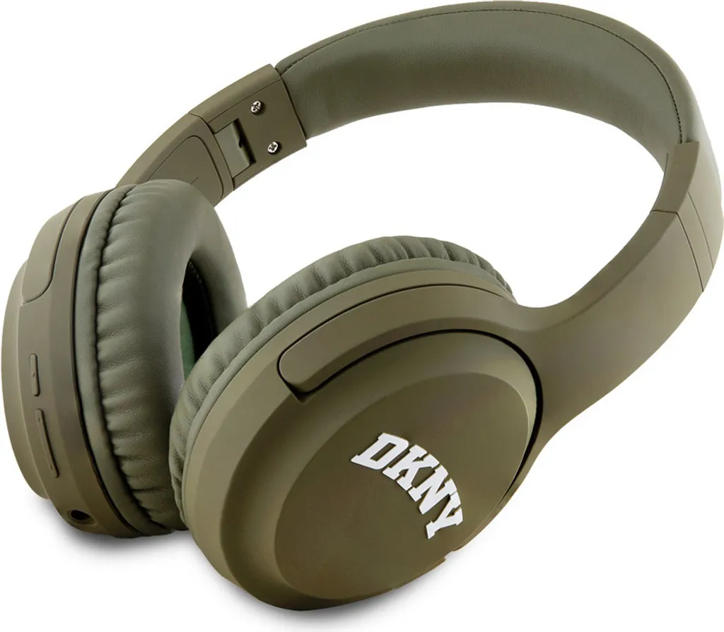 Casque audio Bluetooth DKNY Arch Logo vert avec micro et arceau réglable