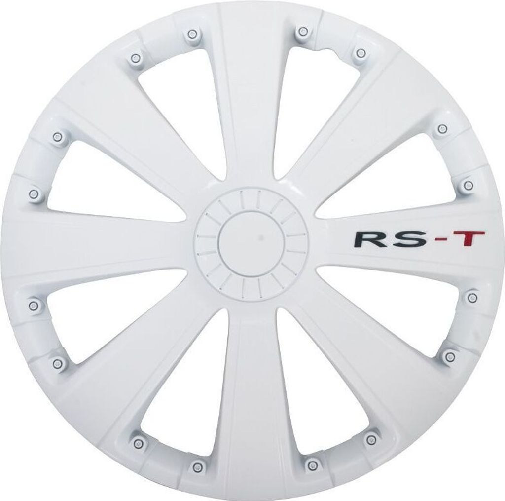 AUTO-STYLE Radzierblenden Set Radzierblenden RS-T 14-Zoll weiß