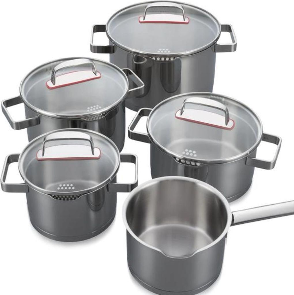 Kelomat Kochtopfset Geschirrset mit Glasdeckel Creation S Produktbild 