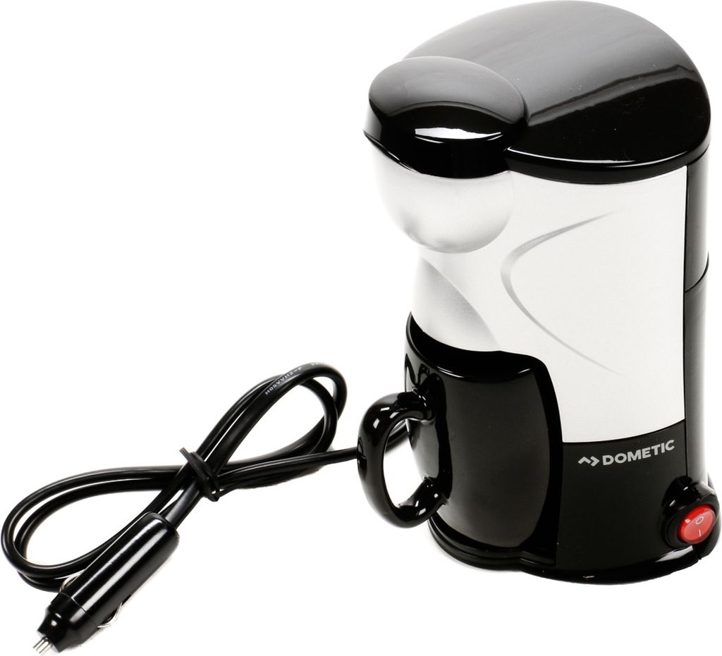 Kaffeemaschine für eine Tasse Perfectcoffee MC 01 von Dometic für LKW, PKW, Boot etc. mit Kaffeebecher, Dauerfilter, Thermostat, Überhitzungssch...