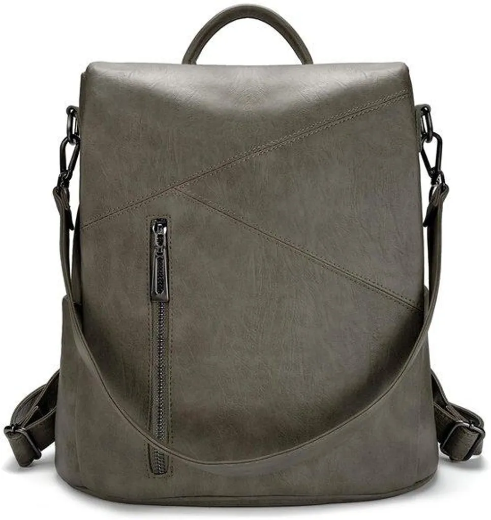 Sac à dos en cuir vegan vert : fini le mal de dos en voyageant