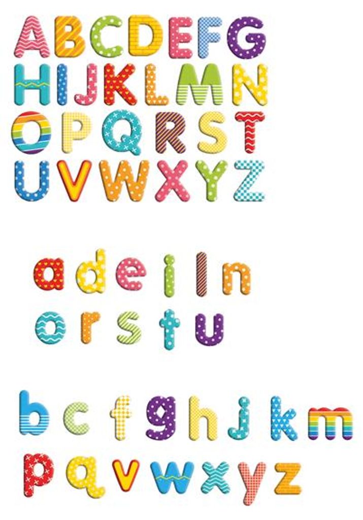 EDUPLAY 120509 Magnet-Buchstaben in Box, 100-teilig (Farbe Produktbild 