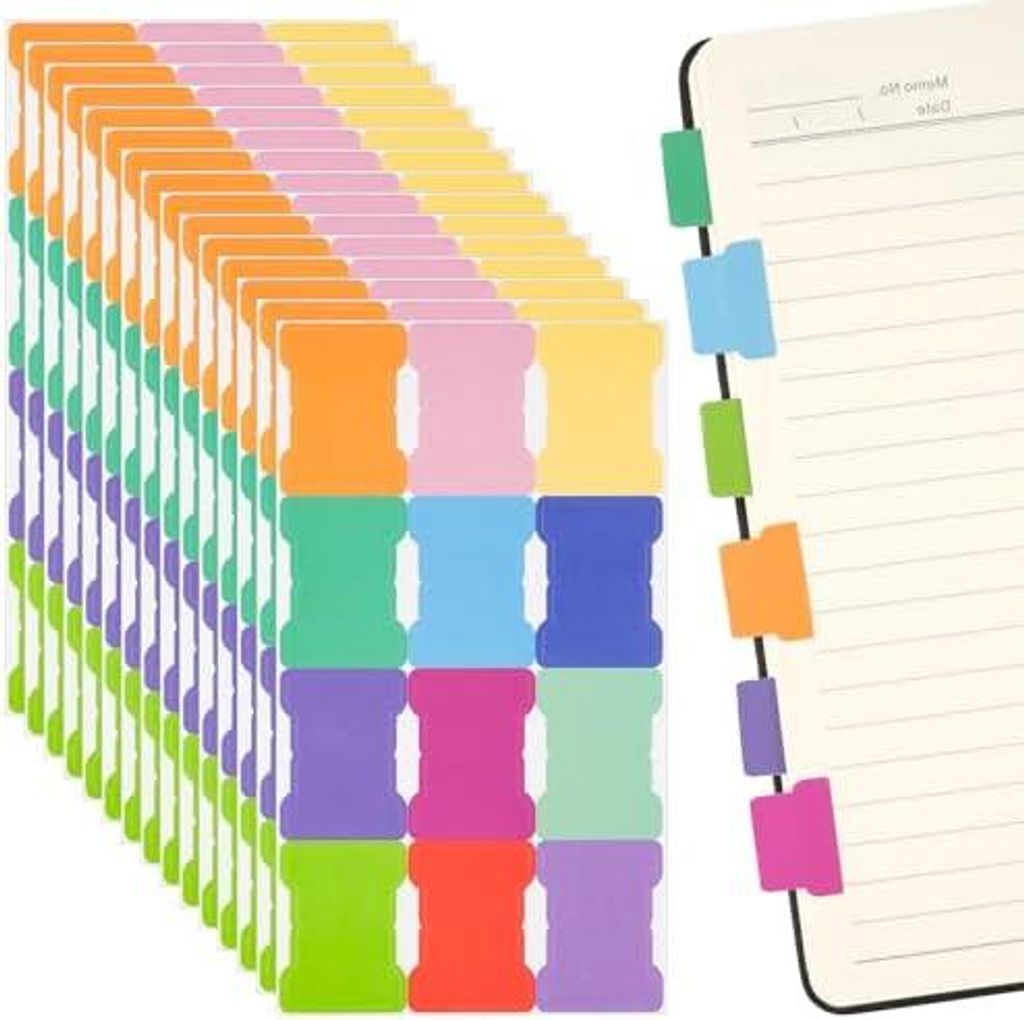 Index Tabs, Selbstklebend Page Marker, Book Tabs, Haftnotizen Klebezettel, Sticky Notes, Seitenmarker Pastell, Haftmarker Kleberegisterkarten, Inde...