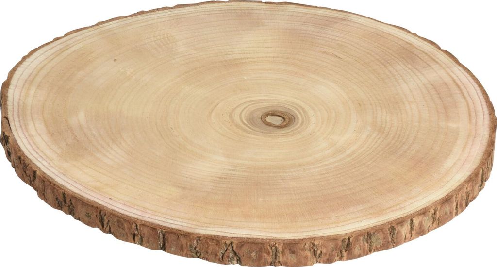 Tagliere decorativo in legno con corteccia per Immagine del prodotto 