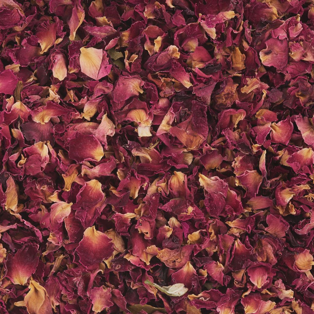 Rosenblütenblätter getrocknet, Beutel mit ca. 50g Produktbild 