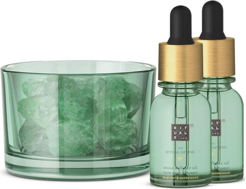Rituals The Ritual of Jing Stone Diffuser 20ml + Refill 20 ml