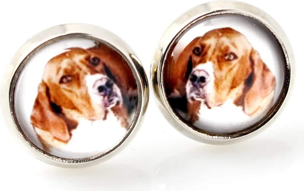 Orecchini English Pointer I - Bijoux Artigianali Art-Dog Eleganti