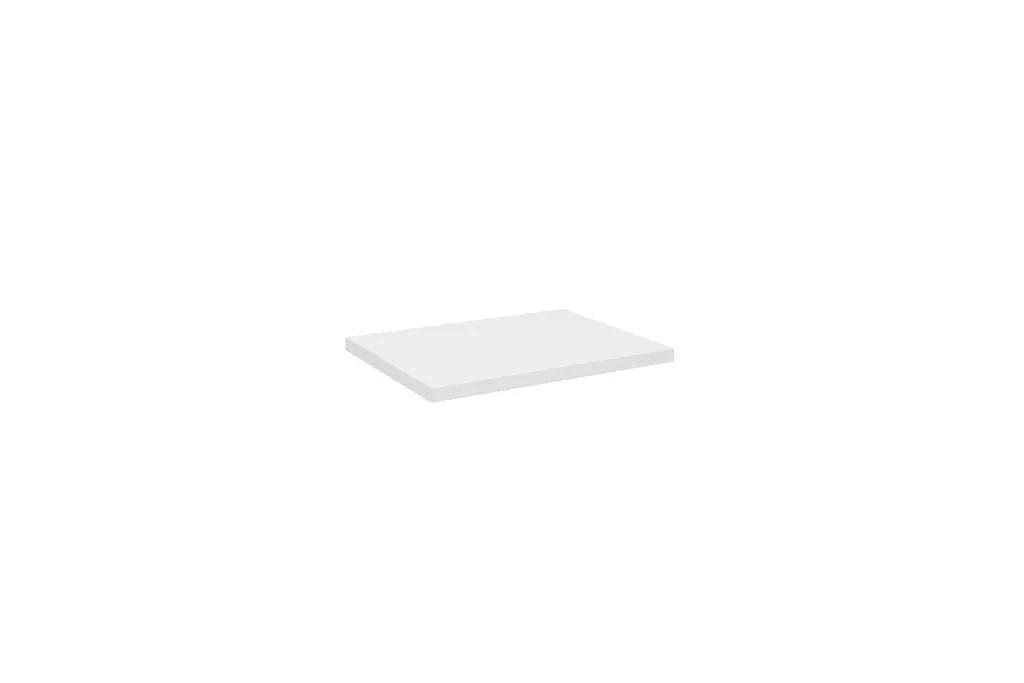 Meuble de Rangement Mural Salle de Bain Blanc Mat 20cm Façade Rainurée