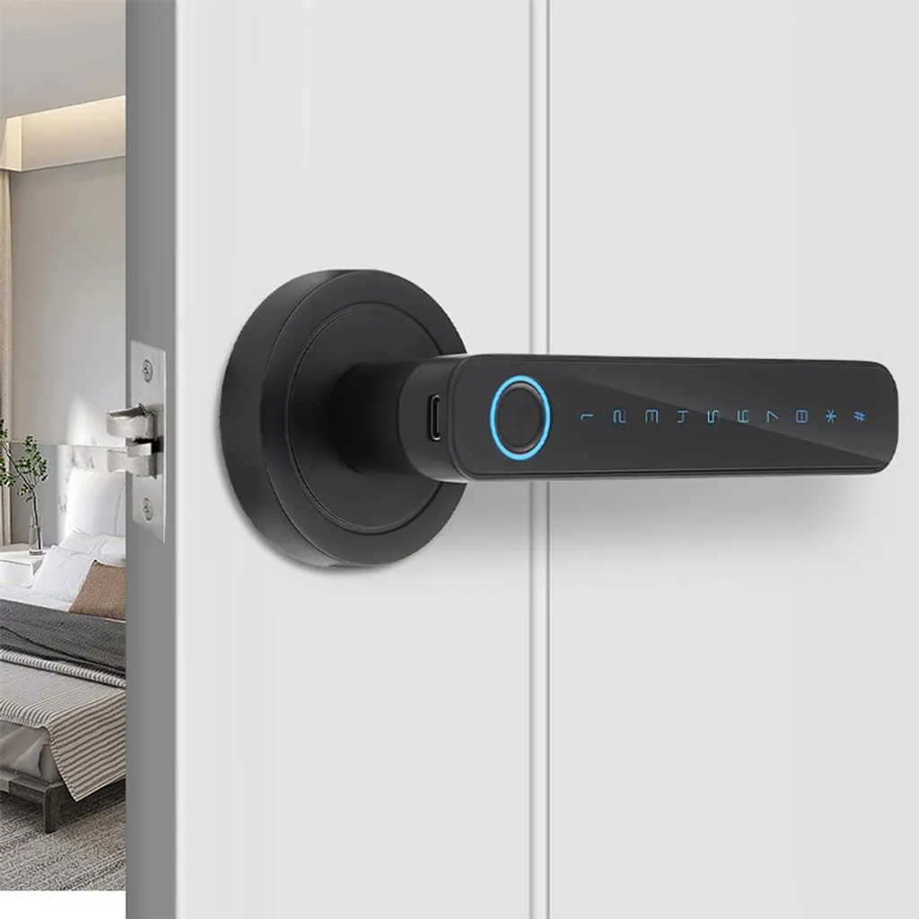 Serrure Biométrique Tuya Smart avec Déverrouillage par Code et App - 4