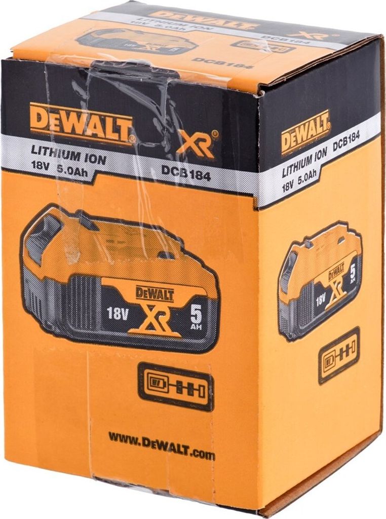 DeWALT DCB184 náhradná batéria 18,0 V / 5,0 Ah XR Li-Ion - Obrázok produktu 13