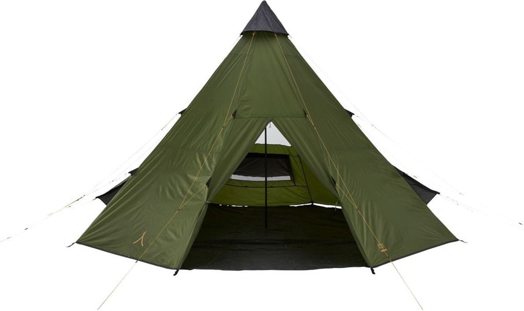 GRAND CANYON BLACK FALLS 8/ Tipi Zelt für 8 Personen/ klassisches Indianazelt mit nur einem Gestänge/ schneller Aufbau/ für Gruppen/ Familien/ F...