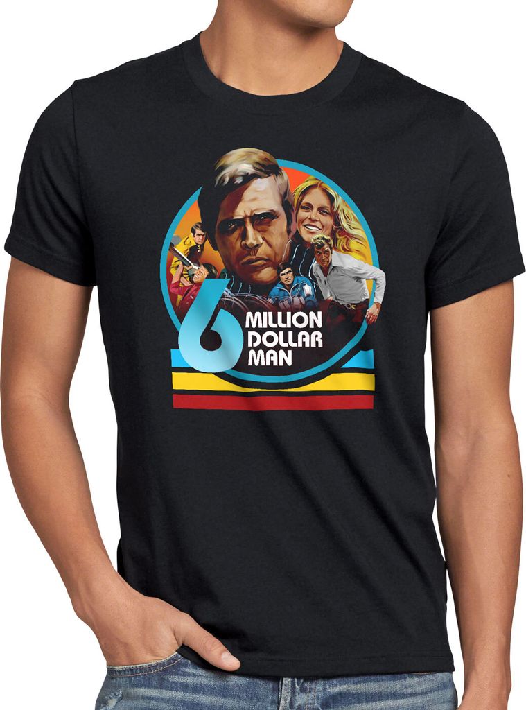 style3 Der Sechs Millionen Dollar Mann Herren T-Shirt tv serie staffel osi