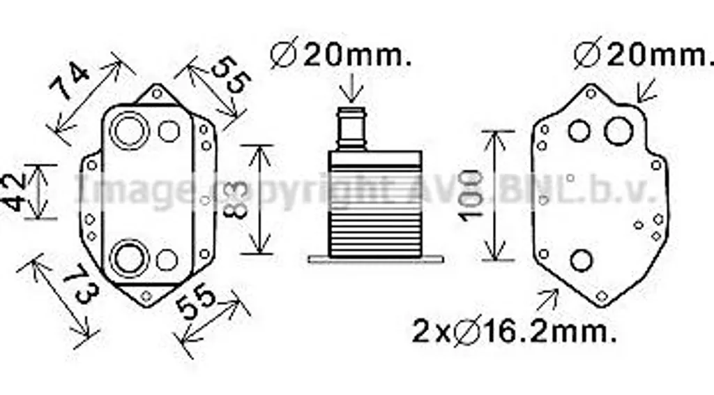 Refroidisseur d'huile moteur pour BMW Série 3 5 7 X5 X6 - Remplacement OE