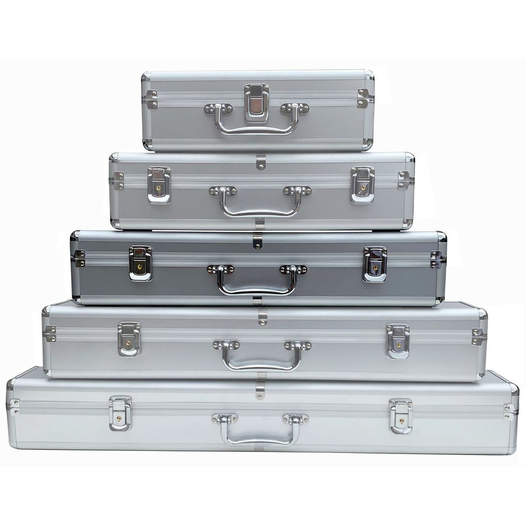 ECI Aluminium Koffer Silber (LxBxH) 50 x 10 x 10 cm