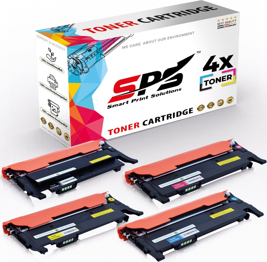 4x Toners K406 C406 Y406 M406 kompatibel für Samsung Xpress C460W