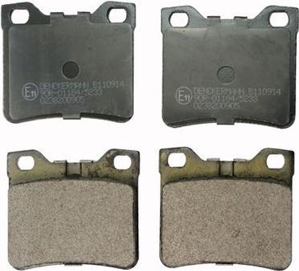 DENCKERMANN B110914 Bremsbelagsatz, Scheibenbremse OE 425130 kompatibel mit 605