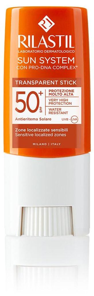 Rilastil Sun System Transparent Stick Sensitive Areas Spf50+ 8.5ml