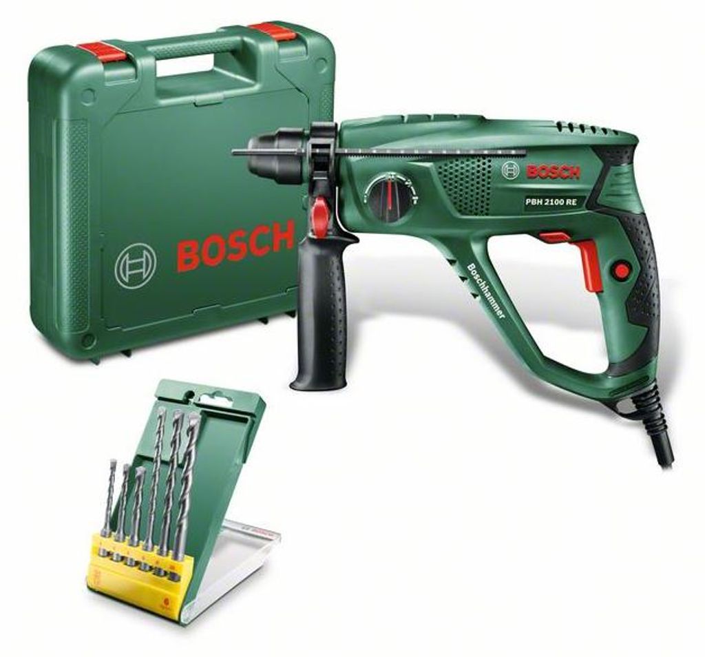 Bosch PBH 2100 RE, SDS Plus, 2 cm, 2300 RPM, 1,7 J, 5800 BPM, 1,3 cm