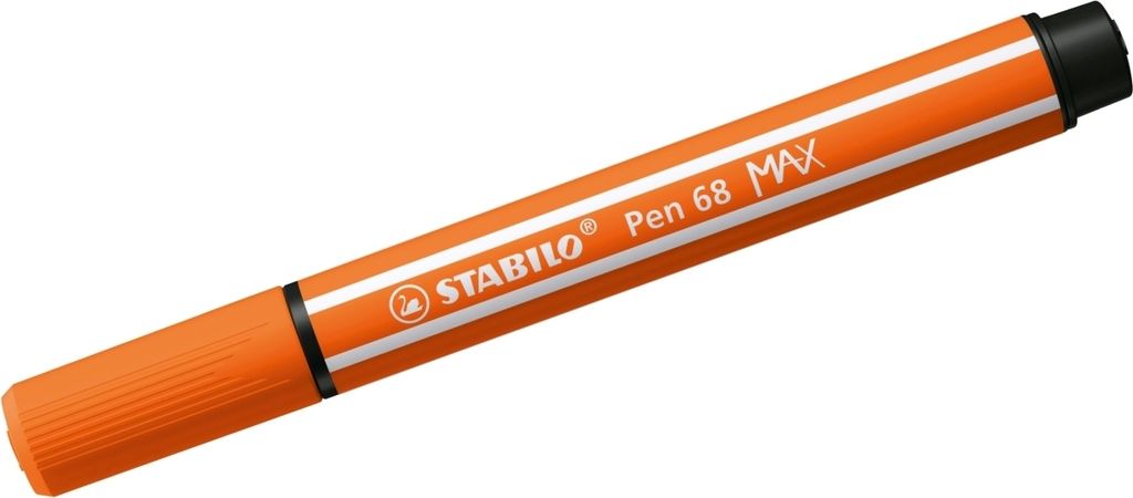 Stabilo - Filz -Tip Pen 68/30 Max erwies sich als Zinnoberschaft | 5 Stücke
