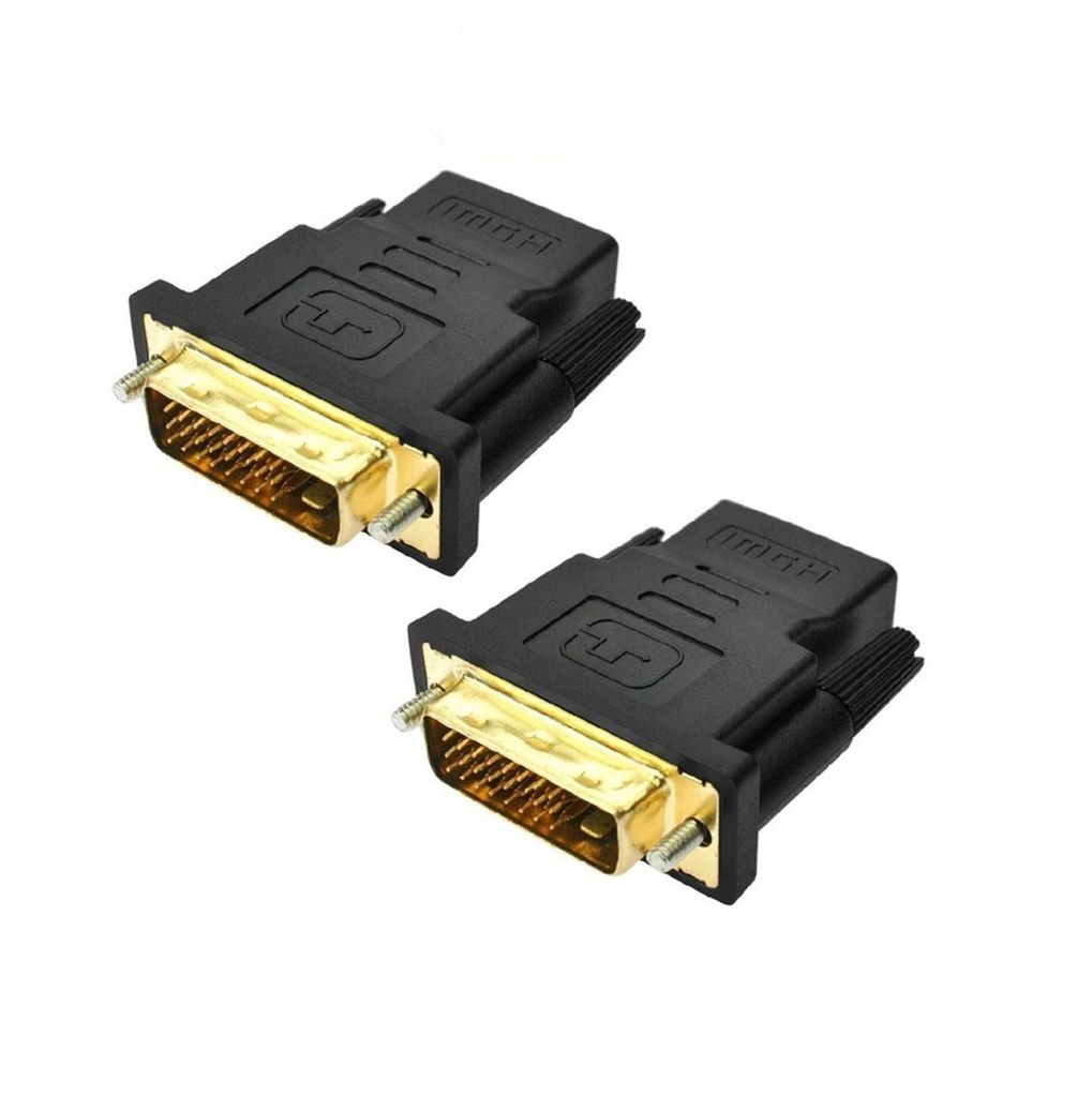 Adapter HDMI19-Buchse an DVI-D24+1-Buchse vergoldet 