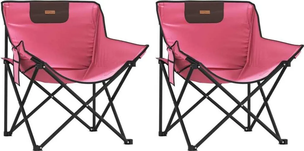 vidaXL Set 2 Sedie Esterno Rosa: Stile e Comfort Pieghevole