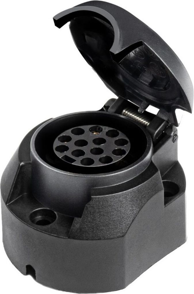 Wasserdichte 13-polige 12V Anhängersteckdose für PKW, Produktbild 