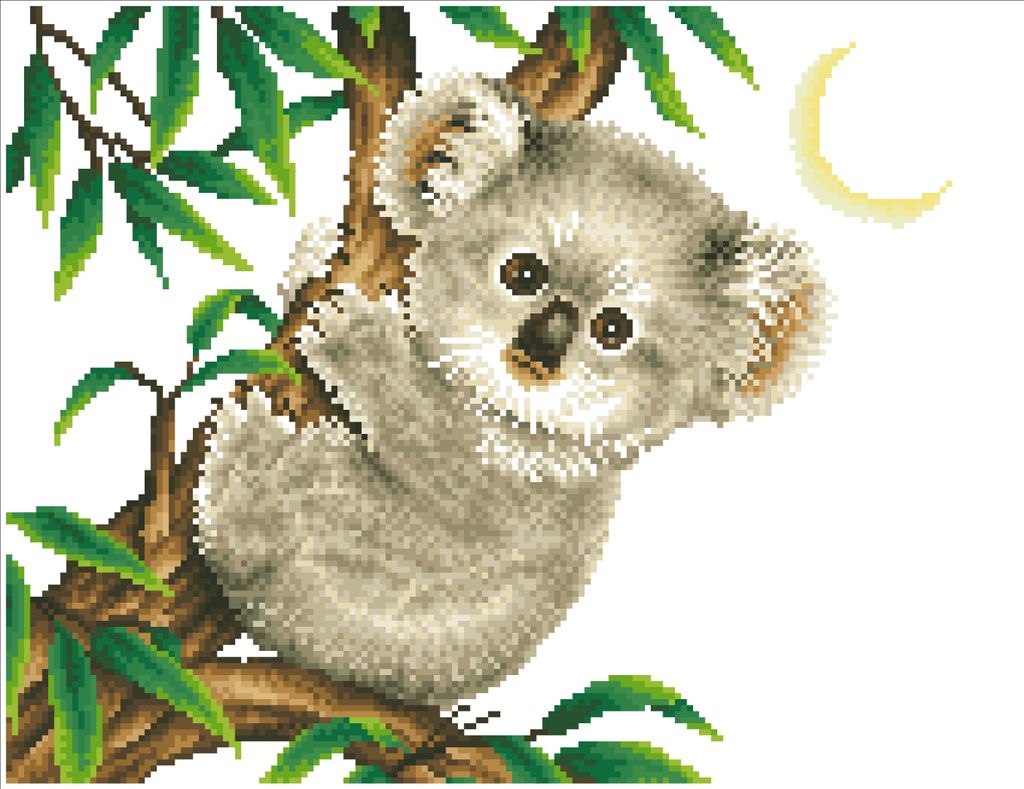 Koala Bär Diamond Dotz: 48x37 cm