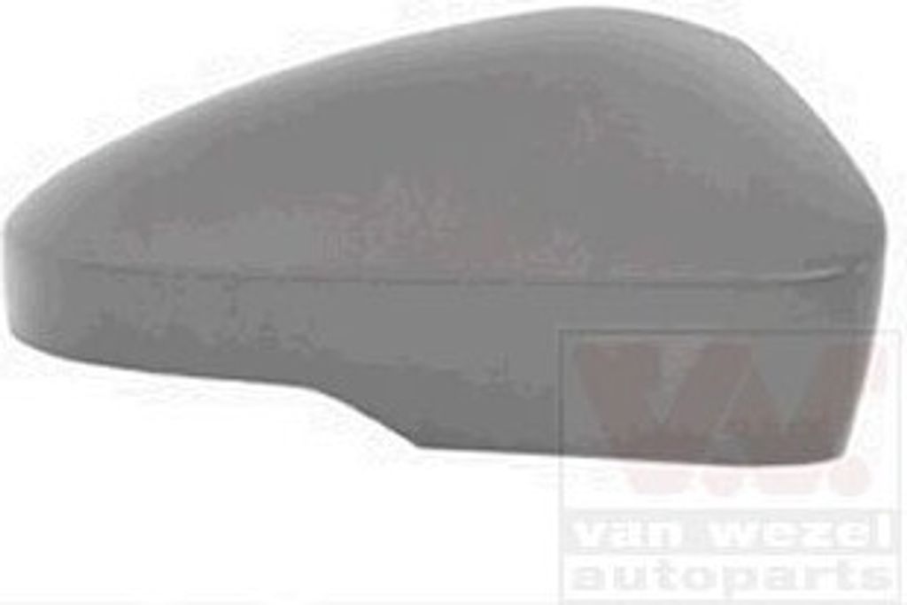 VAN WEZEL 7624844 Außenspiegel Abdeckung Kappe Rechts für VW T-Roc (A11) Grundiert Spiegelkappe