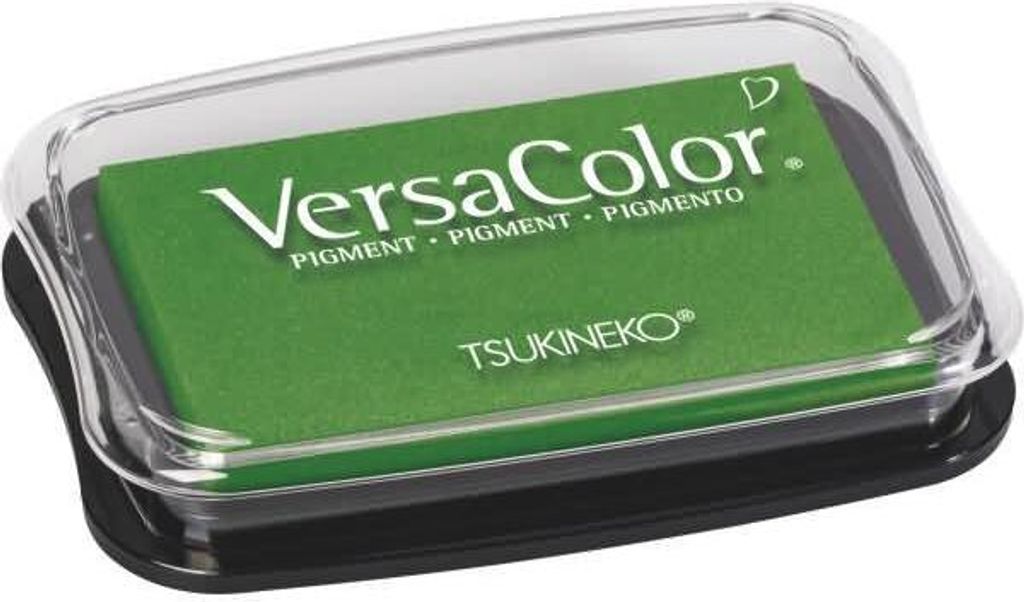 TSUKINEKO 211511841 Stempelkissen VersaColor 10 x 6 cm dunkelgrün