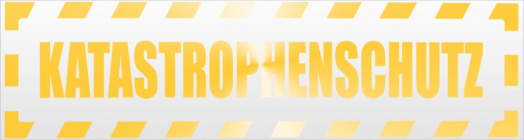 Kiwistar Katastrophenschutz gestreift Magnetschild Schild magnetisch - 20cm Gelb - reflektierend - Magnetfolie für Auto PKW Kfz