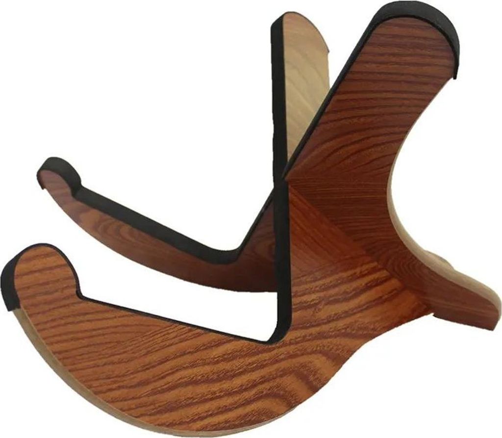 pi-music Gitarrenständer Holzoptik 2-teilig – für E-Gitarre Produktbild 