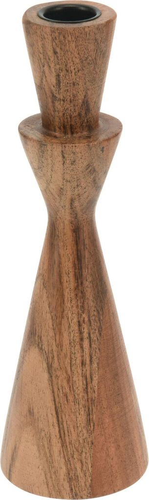 Kerzenhalter aus Holz, Akazie, 22 cm