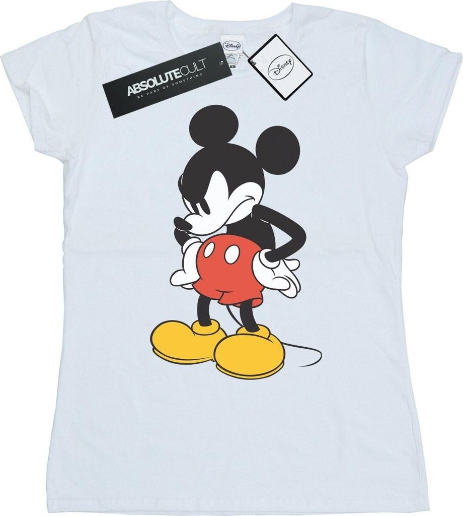 Disney - "Angry Look Down" T-Shirt für Damen BI32103 (M) (Weiß)