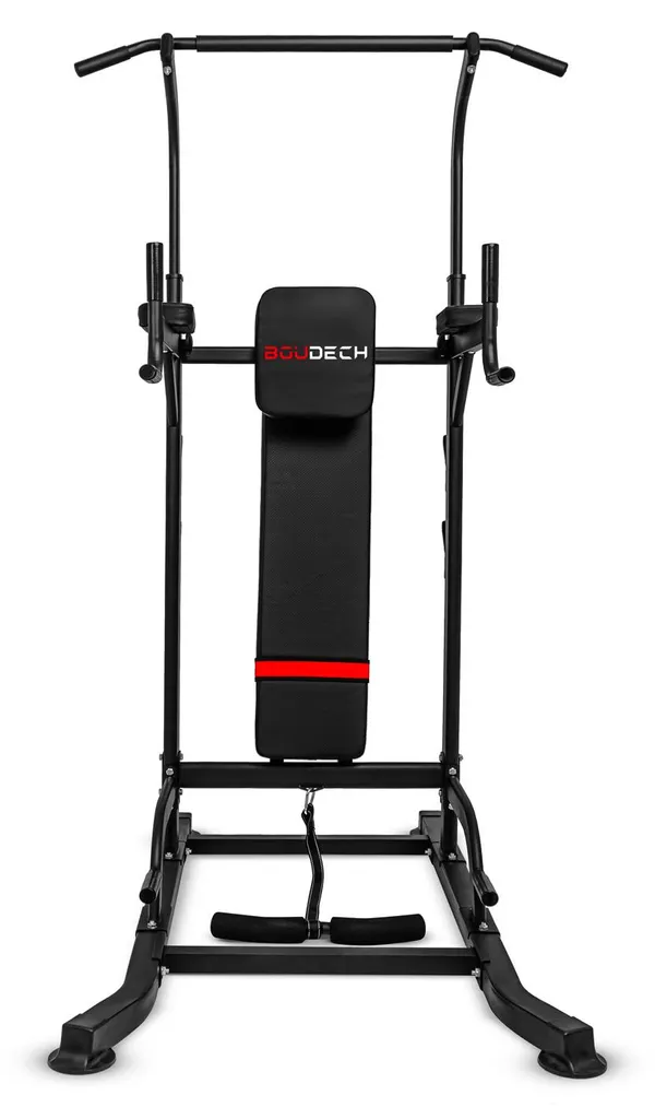 Station de musculation Power Tower robuste avec banc de musculation intégré - 2