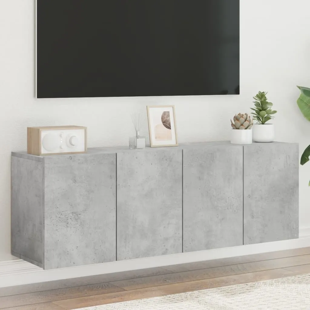 Offerta Mobili Porta TV Parete 2 pz Grigio Cemento Best Möbel CL8982288