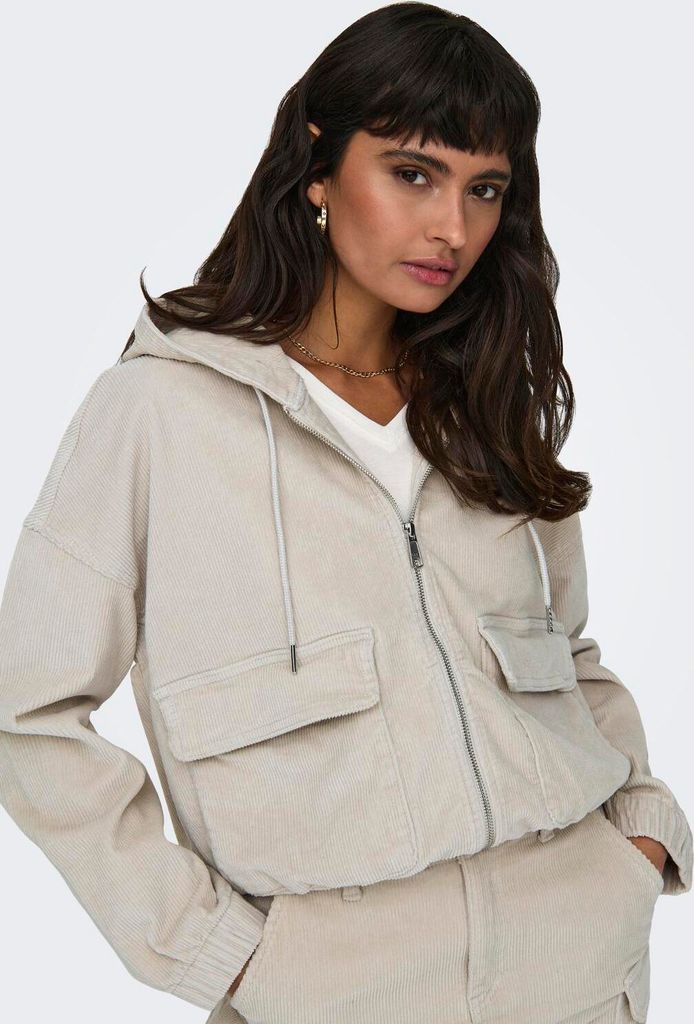 Cecil Cordjacke Only Cordjacke Oversize ONLY Cordjacke Mit Kapuze