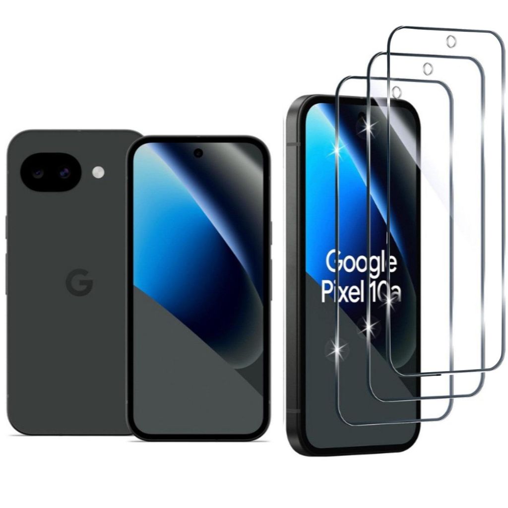 CLM-Tech 3er Set Panzerfolie kompatibel mit Google Pixel Produktbild 