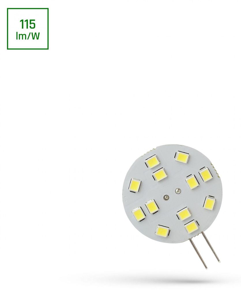 Spectrum G4 LED-lamp, mini, 2W, 230lm, 6000K, daglichtwit, Productafbeelding 