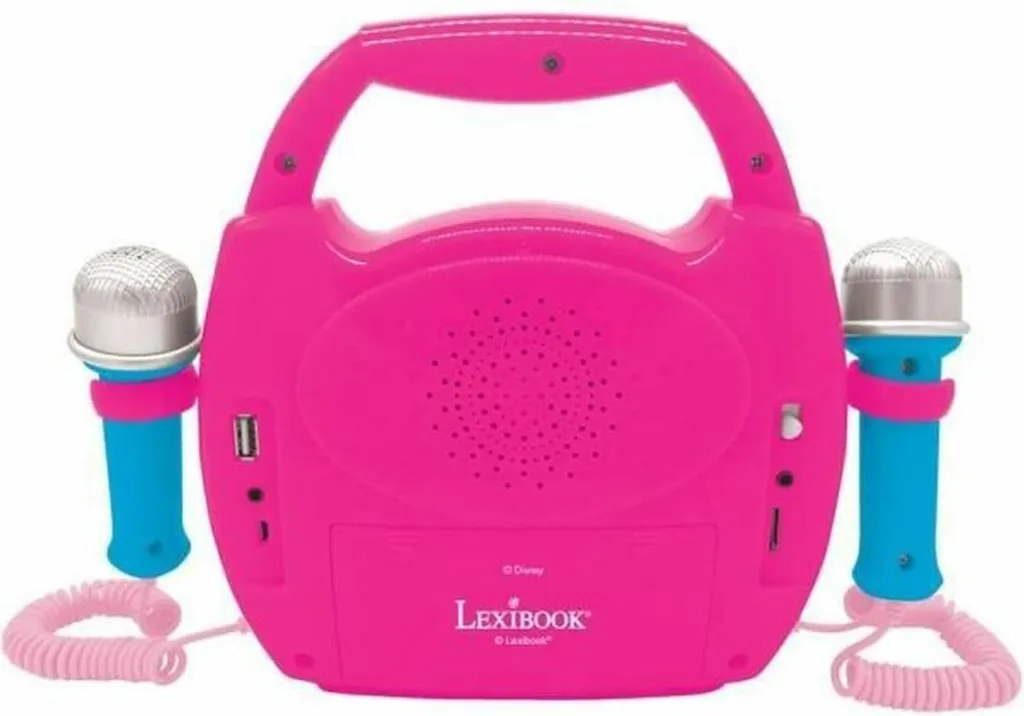 Kit Karaoké Enfant Disney Enceinte Bluetooth et Microphone Lexibook Nomade
