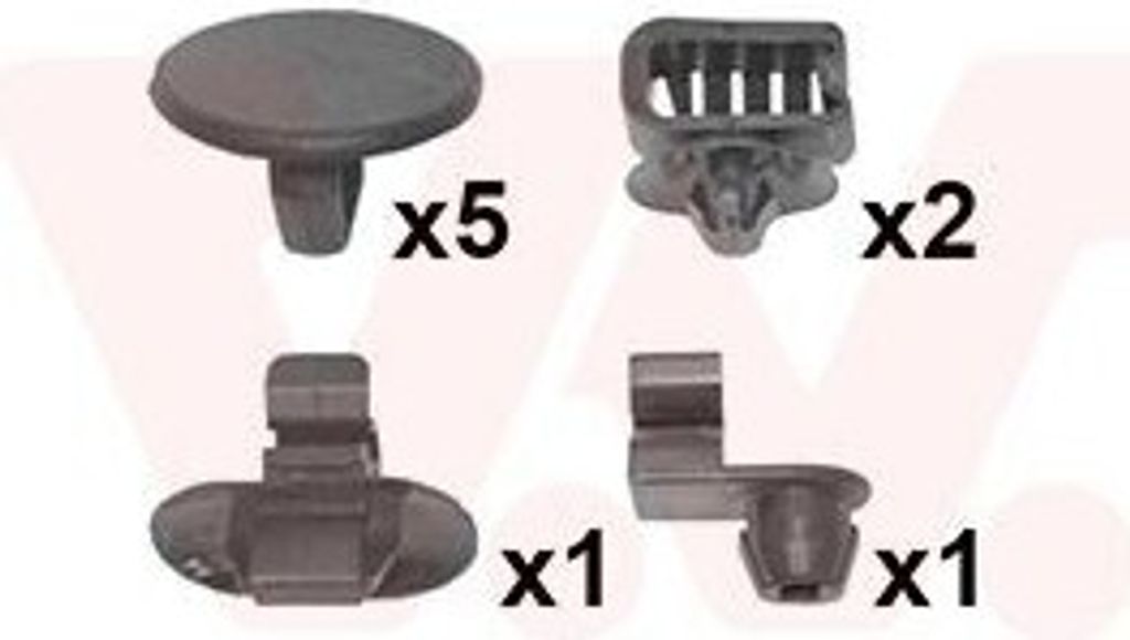 VAN WEZEL Montagesatz Motorhaube 0925797 Vorne für CITROËN C3 I Schrägheck (FC, FN)