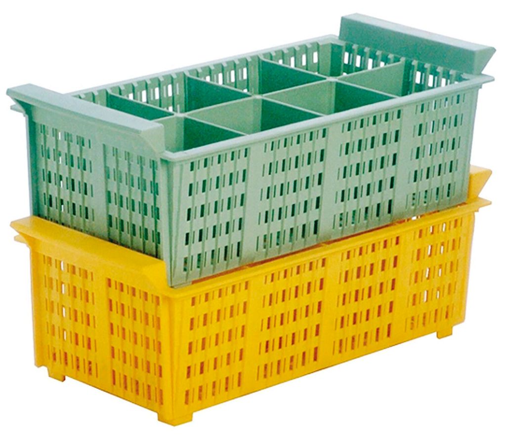 Besteckspülkorb gelb Produktbild 