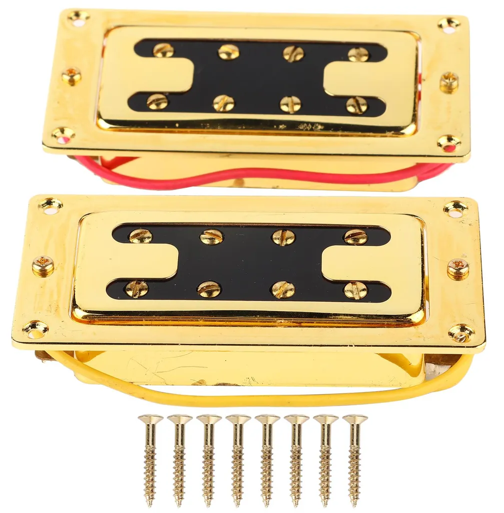 Micro de Guitare et Basse Universel - Accessoire Argenté Léger 12 kΩ