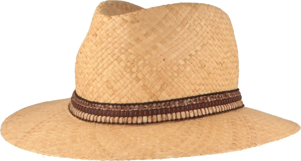 Hut-Breiter Traveller Cappello Paglia Morbida Rafia Leggero