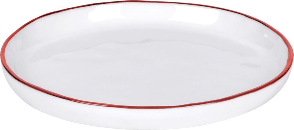 Lambert PIANA TELLER WEIß RAND ROT D 13,5 CM 21395 SP25-2 Produktbild 