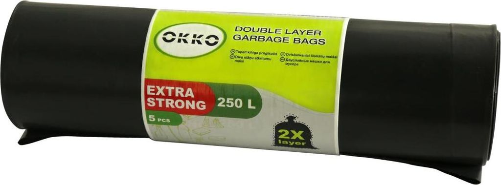 Müllbeutel 250L Müllsack Abfallsack Sack Säcke 5 Stück Produktbild 