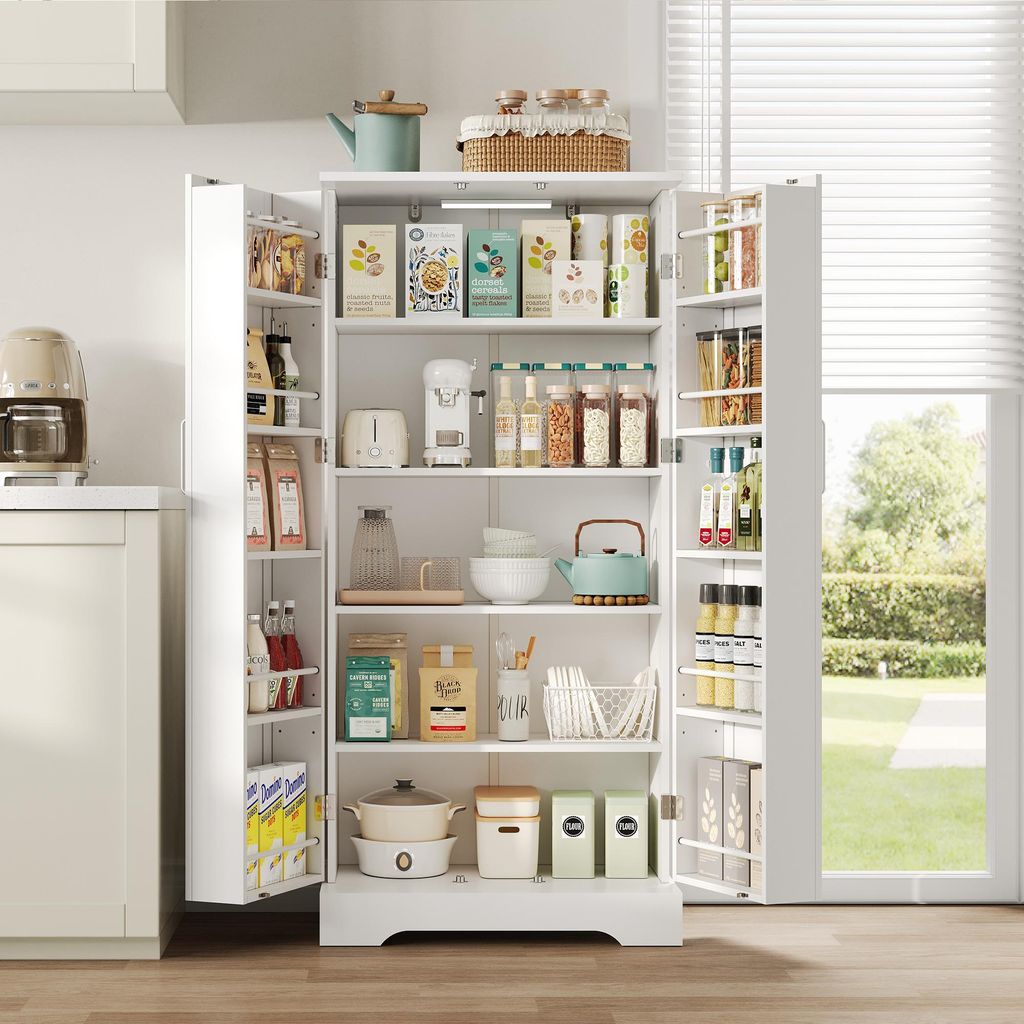 Armadio da cucina Flieks con luce a sensore LED, mobile Immagine del prodotto 