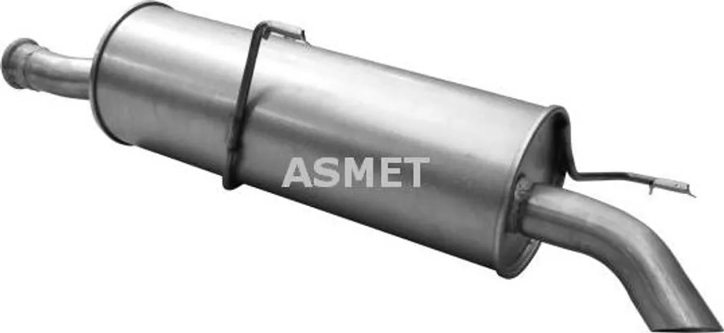 Pot d'échappement arrière Silencieux ASMET 8015 pour modèle 306