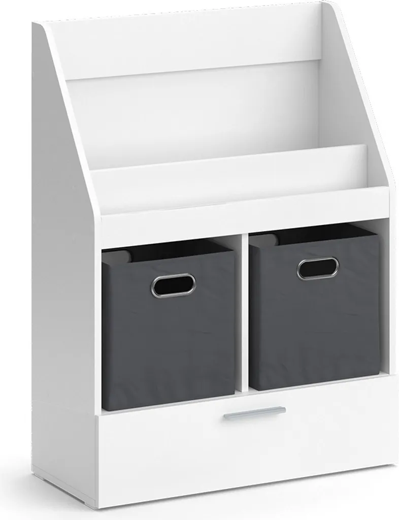 Rangement Gain de Place Vicco Luigi Blanc 72cm pour Petits Espaces