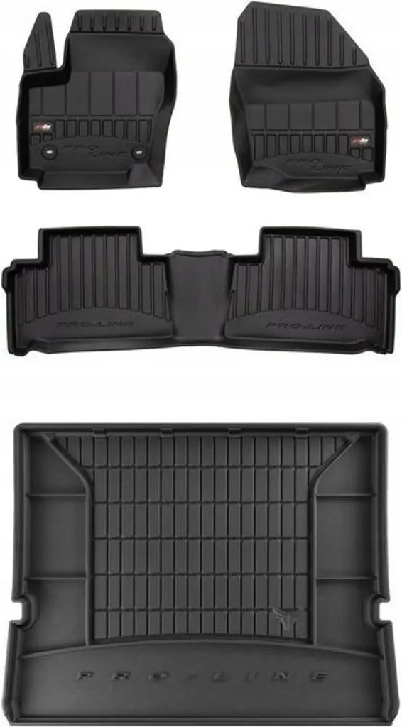 Set Tappetini 3D in Gomma TPE per Ford Galaxy 2006-2015 - Alta Qualità