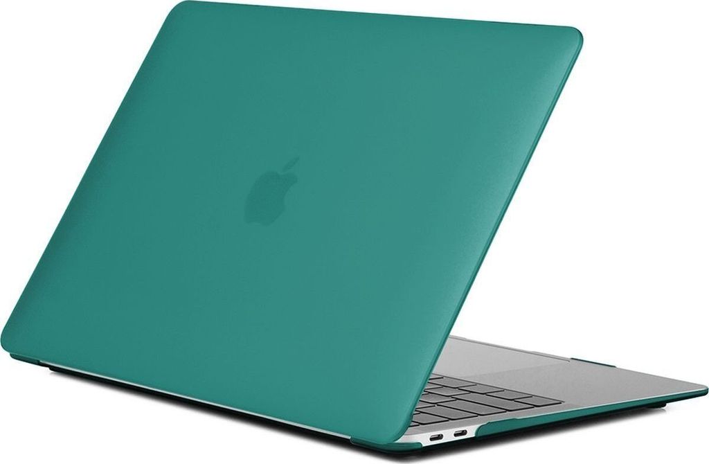 Mobigear Matte MacBook Air 13 Zoll (2018-2020) Hardcase Hülle MacBook Case - Dunkelgrün - Model A1932 / A2179 / A2337